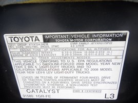 2008 TOYOTA 4RUNNER SR5 NAVY BLUE 4.0L AT 2WD Z17928